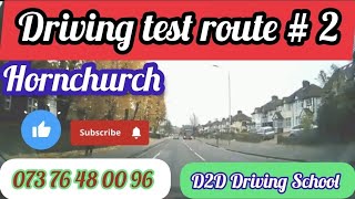 Hornchurch Driving Test Route No 2 hornchurch brentwood test ilford [upl. by Delbert476]