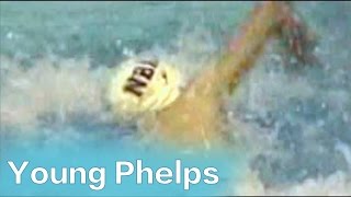 11 year old Michael Phelps wins 200 Freestyle  1997 [upl. by Jaynell]