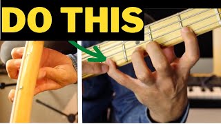 Bass Guitar Fingerstyle Technique Left And Right Hand Checklist [upl. by Aeuhsoj]