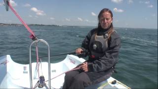 How to Sail  Your first sail in a 2 person sailboat [upl. by Crisey]