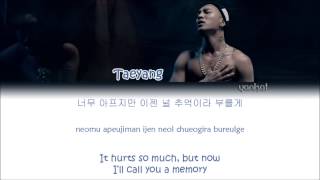 TAEYANG 태양 – Eyes Nose Lips 눈 코 입 Color Coded HanRomEng Lyrics [upl. by Misak]