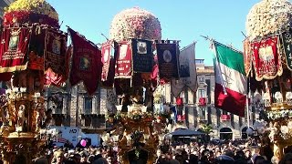 Festa delle Candelore  Sant Agata 3 Febbraio 2014 Catania [upl. by Resee]