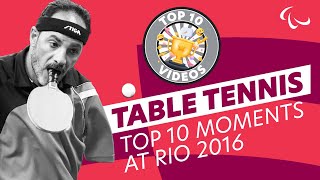 Table Tennis Highlights  Rio 2016 Paralympic Games [upl. by Nodnar]