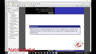 Exercice 4 Homéomorphisme et parties ouvertes et fermées الهميومرفيزم والاجزاء المفتوحة والمغلقة [upl. by Ewan94]