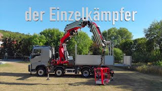 der Einzelkämpfer  VOLVO FH 540 8x4 mit FASSI F1150 RA228 [upl. by Ramunni]