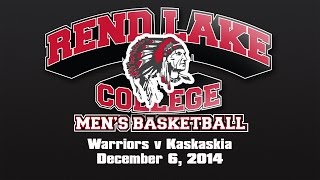 Mens Basketball RLC Warriors v Kaskaskia 1262014 [upl. by Vernor]