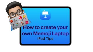 Keynote Tips Create your own WWDC20 Memoji Laptop sticker iPad tutorial 2020 [upl. by Reteid]