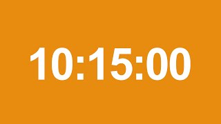 Timer with Final Alarm  10 Hours and 15 Minutes No MID ROLL Ads  615 Minutes [upl. by Ethelred]