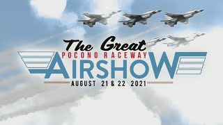 The Great Pocono Raceway Airshow  2019 Flashback [upl. by Euqnimod]