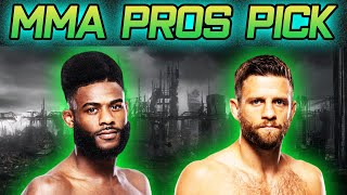 MMA Pros Pick ✅ Aljamain Sterling vs Calvin Kattar  Part 1 👊UFC 300 [upl. by Felipe]