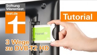 Tutorial DVBT2 HD Empfang  so gehts [upl. by Loleta]