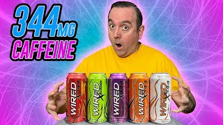 High Caffeine Energy Drink  Wired Energy Drink Review [upl. by Tnecniv513]