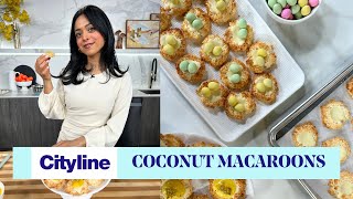 A coconut macaroons recipe with lemon curd [upl. by Adnauq]