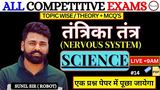 तंत्रिका तंत्र NERVOUS SYSTEM  SCIENCE CLASS  ALL COMPETITIVE EXAMS  AGNIVEER SSC POLICE SSC [upl. by Wendalyn661]