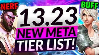 NEW PATCH 1323 TIER LIST  BEST Champions NEW Meta  LoL Update Guide [upl. by Ateuqal]