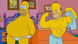 Homer Simpson Body Transformation [upl. by Dihsar]