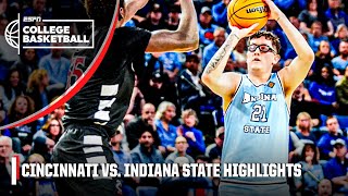 Cincinnati Bearcats vs Indiana State Sycamores  Full Game Highlights  NIT [upl. by Ilatfan]