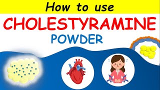 Cholestyramine Questran Powder  Uses Mechanism and Side effects [upl. by Blanca]