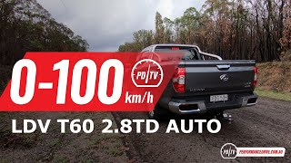 2020 LDV T60 0100kmh amp engine sound [upl. by Alamap]