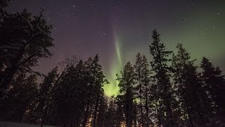 Northern Lights in Saariselka Finnish Lapland [upl. by Scott]