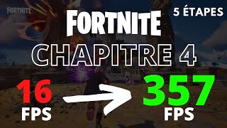 COMMENT OPTIMISER SES PARAMÈTRESRÉGLAGES SUR FORTNITE CHAPITRE 4 PC POUR AVOIR PLUS DE FPS [upl. by Ahsema803]