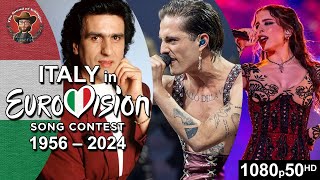 Italy 🇮🇹 in Eurovision Song Contest 19562024 [upl. by Beaner]