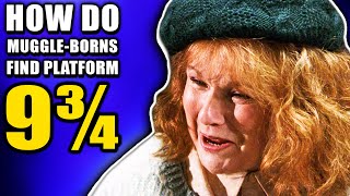 How Do Muggleborns Get to Platform 9¾  Harry Potter Explained [upl. by Ahcsrop]