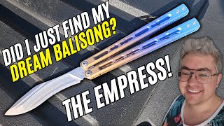 Is This BRAND NEW Balisong Actually PERFECT Fellowship Blades EMPRESS Unboxing [upl. by Eileek]