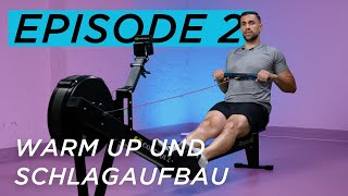 Concept2  Einstieg in das Rudertraining  Warm Up amp Schlagaufbau [upl. by Jennie]