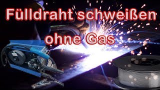 Fülldrahtschweißen ohne Gas mit der MIG 250 [upl. by Litch]