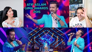 Atif Aslam GIMA Awards Live 2015 Reaction [upl. by Noma117]