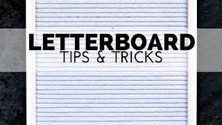 How to Use a Letter Board [upl. by Hanavas]