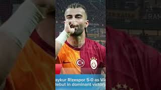 Victor Osimhen Shines in Galatasarays 50 Thrashing of Rizespor – Dominant Debut [upl. by Nalyac]