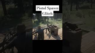 Pistol Glitch rdr2 gaming glitch reddeadredmption2 shorts clips [upl. by Tnek]