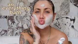 A SELFCARE EVERYTHING BATH ROUTINE  HOLIDAY PREP  JAMIE GENEVIEVE [upl. by Marquardt]