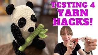 Testing 4 Chenille Yarn Hacks  I Try Your Chenille Crochet Suggestions [upl. by Rem]