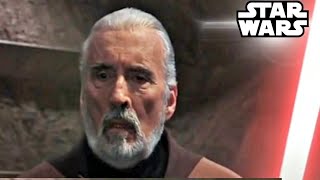 Why Dooku Seemed Sad After Cutting Off Anakins Arm  Star Wars Explained [upl. by Comstock366]