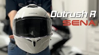 Sena Outrush R Smart Bluetooth Helmet Review [upl. by Ittak]