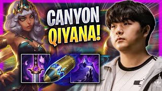 CANYON TRIES QIYANA WITH NEW BUFFS  GEN Canyon Plays Qiyana JUNGLE vs Vi  Season 2023 [upl. by Tarkany401]