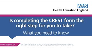 Is completing the CREST form the right step for you to take [upl. by Picker551]