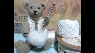 Needle Felting Teddy Bears for Beginners [upl. by Orson552]