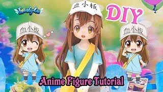 118】Platelet from Cells at work【Clay Tutorial Anime Figure DIYLovely4u】 [upl. by Ellenrahc150]