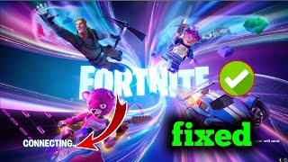 Fixed Fortnite loading screen Fortnite connection amp server down Fortnite game not working [upl. by Llirrehs]