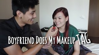 Videos For Fun Ep4 quotBoyfriend Does My Makeupquot Tag [upl. by Brena]