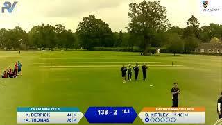 Cranleigh 1st XI vs Eastbourne College 1st XI [upl. by Griffin]