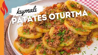 Kıymalı Patates Oturtma Tarifi  Nasıl Yapılır [upl. by Leiahtan439]