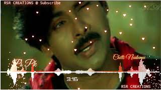 gudumba shankar 16 years Chitti nadumune chustunna full 8D🎧song power ☆ Pawan Kalyan [upl. by Allis]