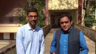 Sundar Pichai CEO of Google visited IIT Kharagpur on January 5 2017 [upl. by Nivlag]