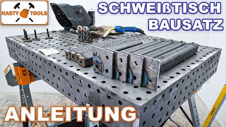 Schweißtisch Bausatz für jeden  Schweißtisch Aufbauen  Anleitung  Nasty Tools [upl. by Kristofer127]