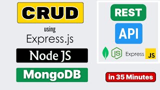 RESTful CRUD Create Read Update Delete API using Expressjs Nodejs and mongoDB [upl. by Ennoitna224]